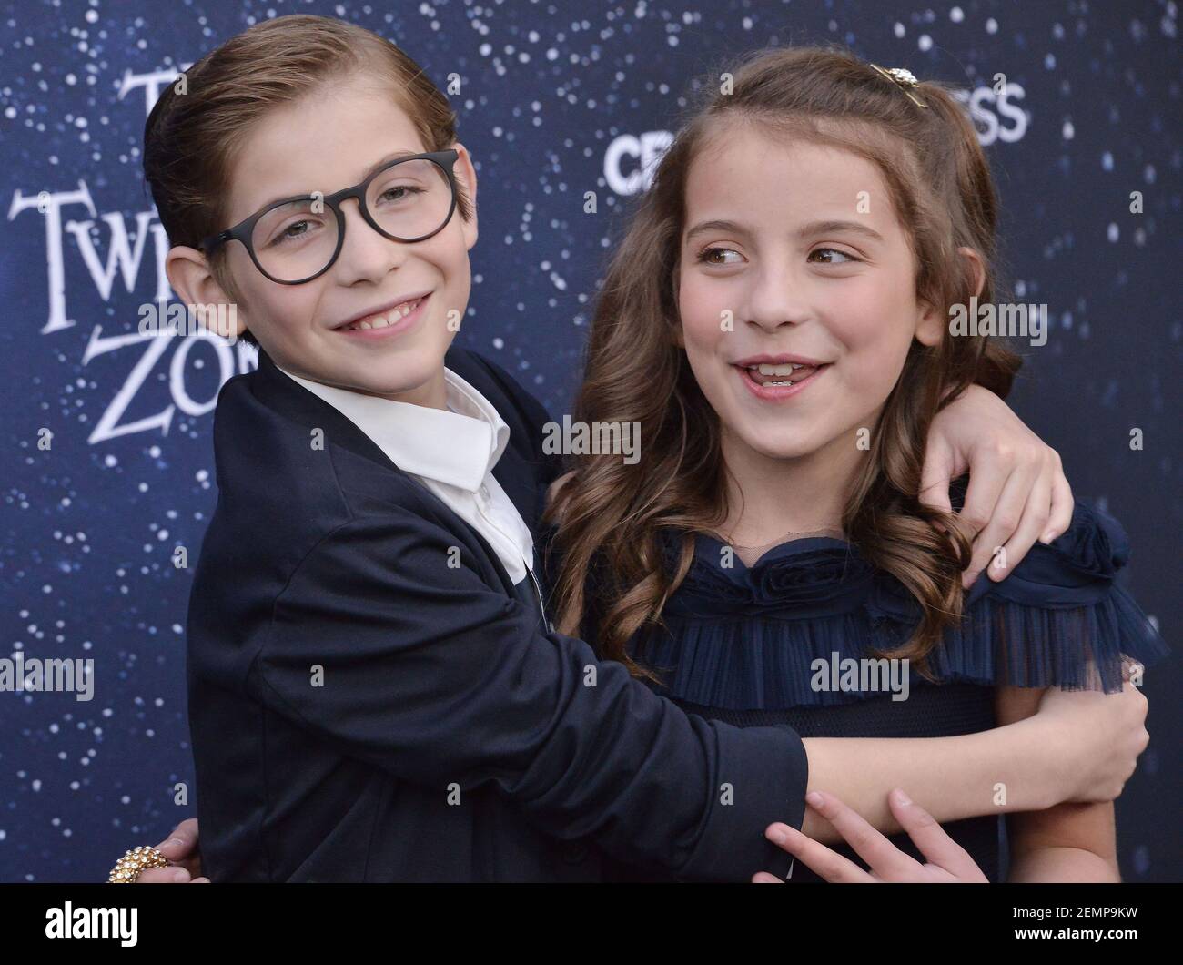 (LR) Jacob Tremblay and Erica Tremblay at the CBS All Access New