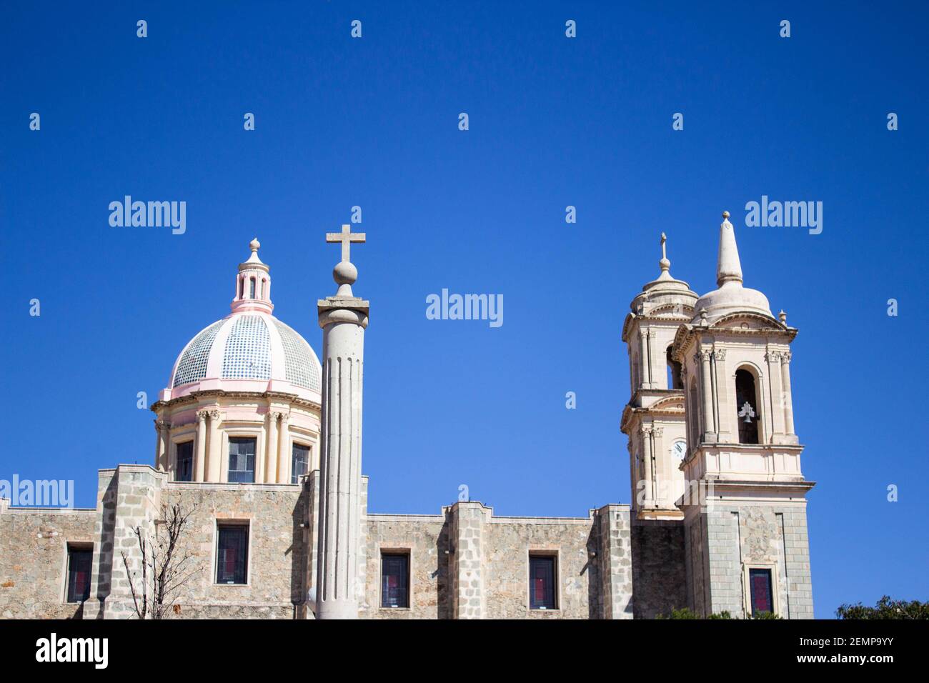 Church at Colon town in queretaro mexico Stock Photo Alamy