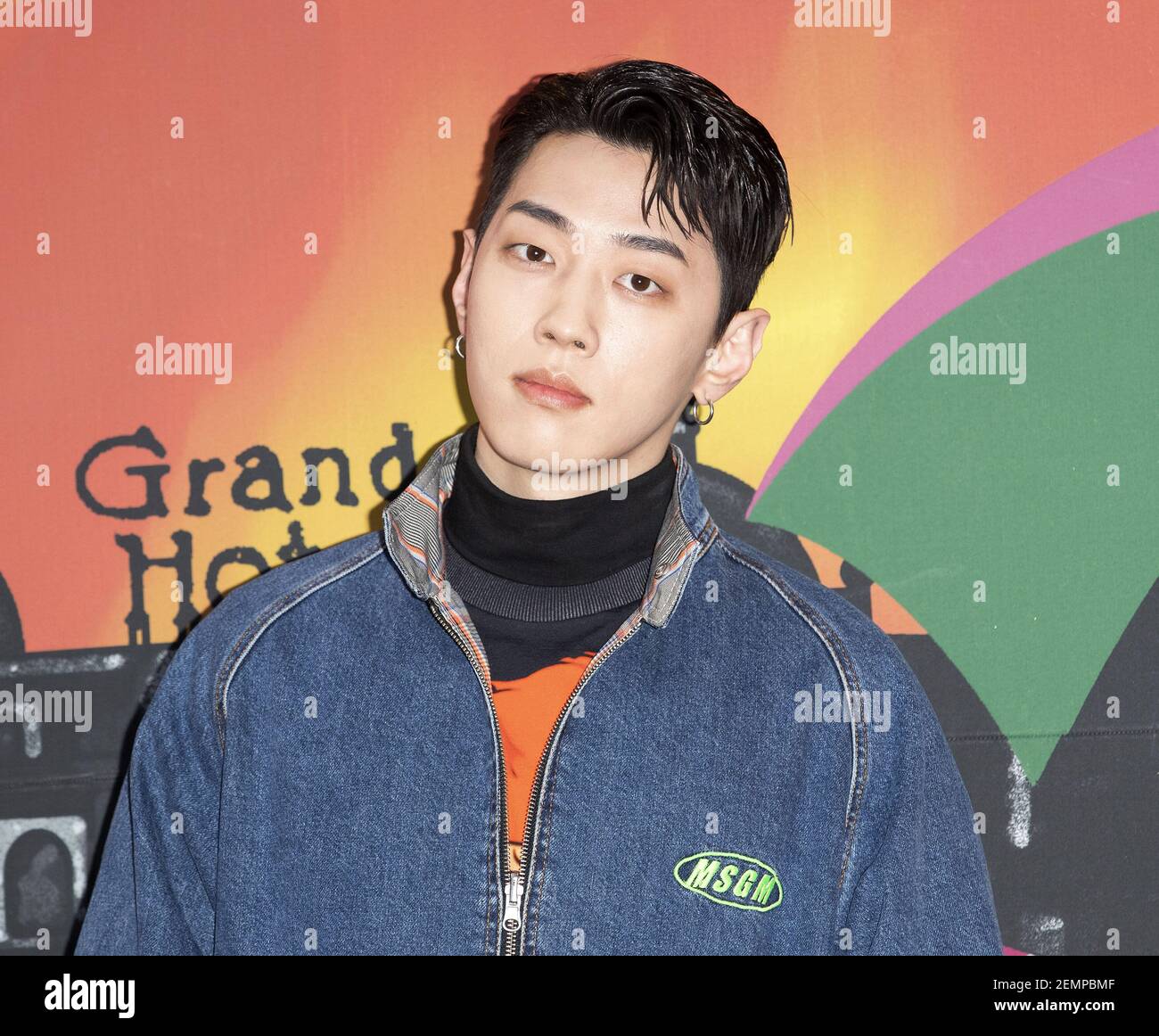 South Korean singer and rapper Gray, attends a photo call for the