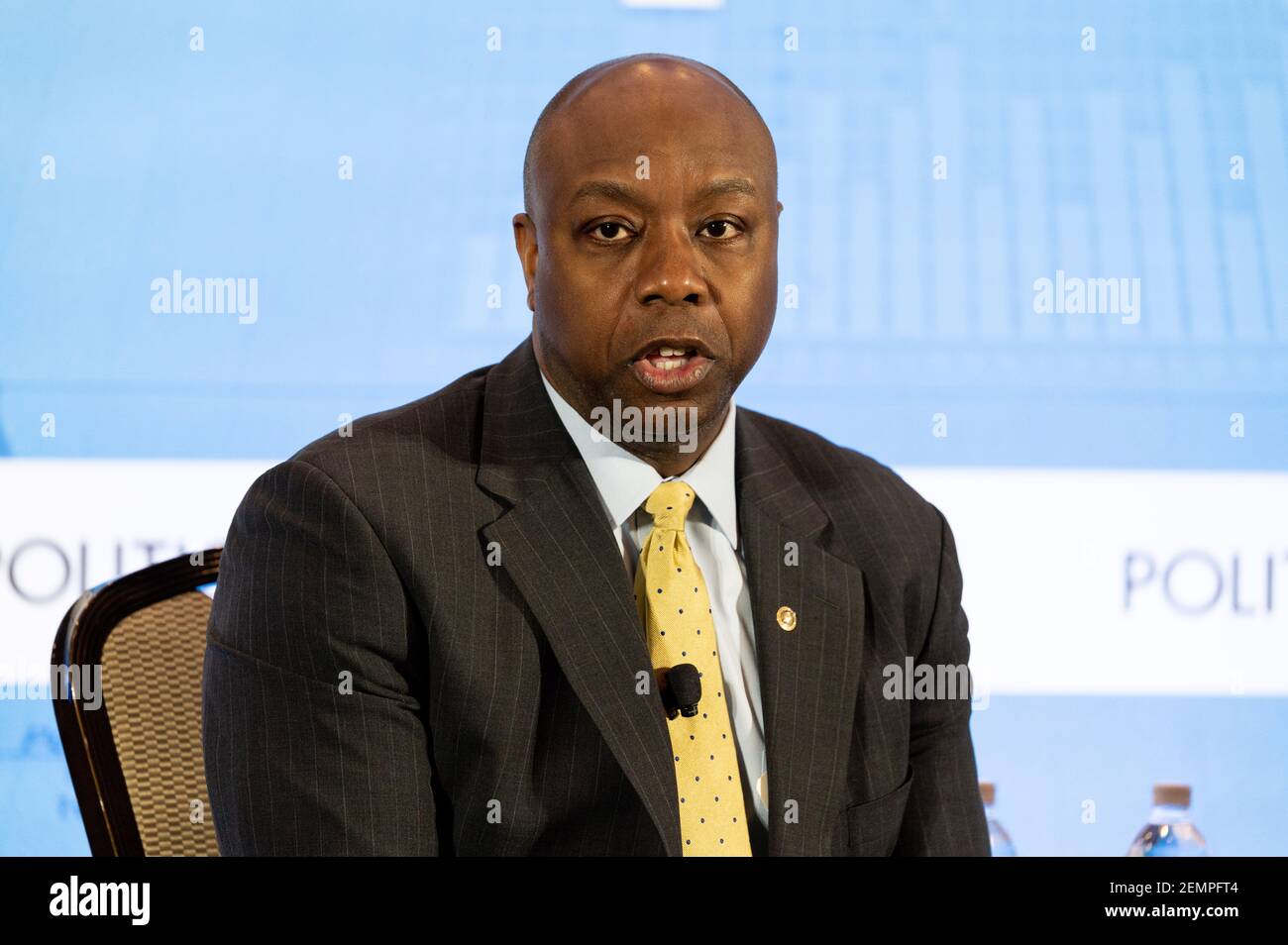 U.S. Senator Tim Scott (R-SC) at Politico's Future of Prosperity event ...