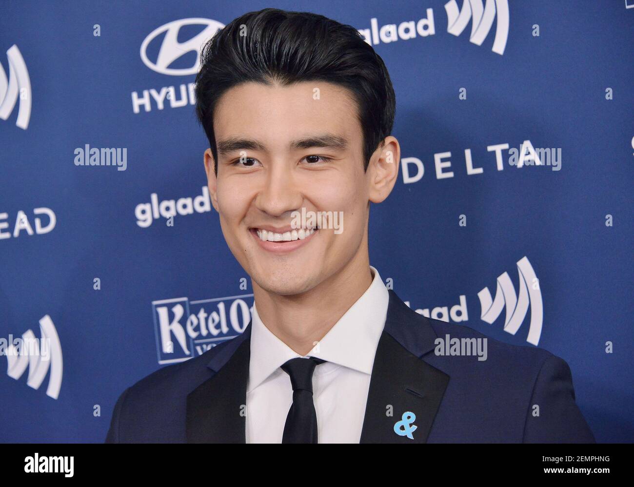 Alex Landi arrives at the 30th Annual GLAAD Media Awards held at the ...