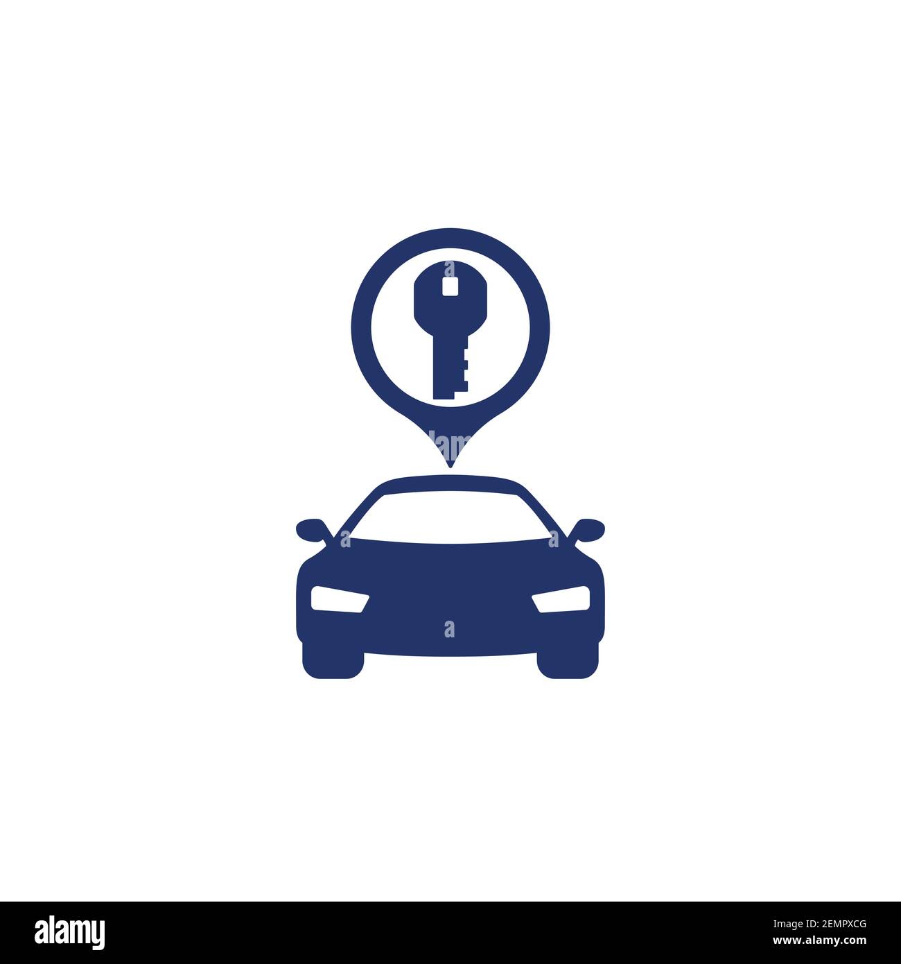 car and key icon on white, vector Stock Vector Image & Art - Alamy