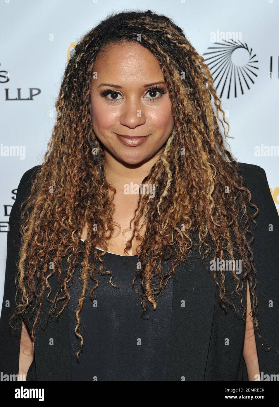 Actress Tracie thoms attends the opening of In Their Own Words at New