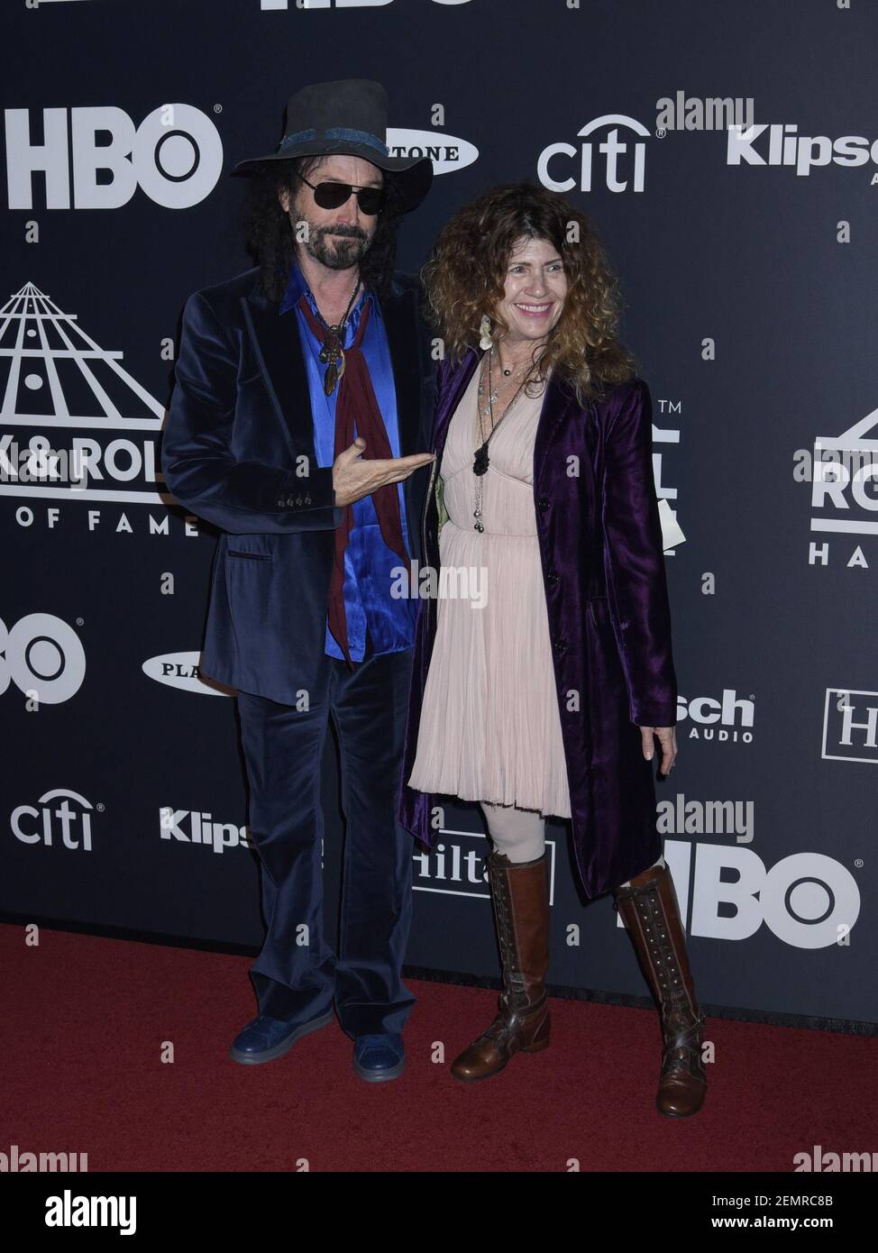 29 March 2019 Brooklyn, New York Mike Campbell and Marcie Campbell at the Rock & Roll Hall