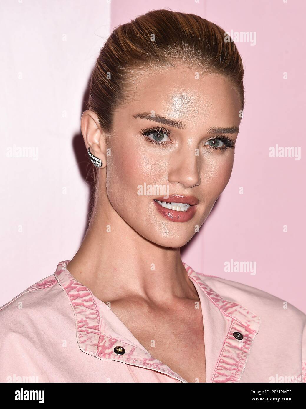LOS ANGELES, CALIFORNIA, USA APRIL 04 Model Rosie Huntington