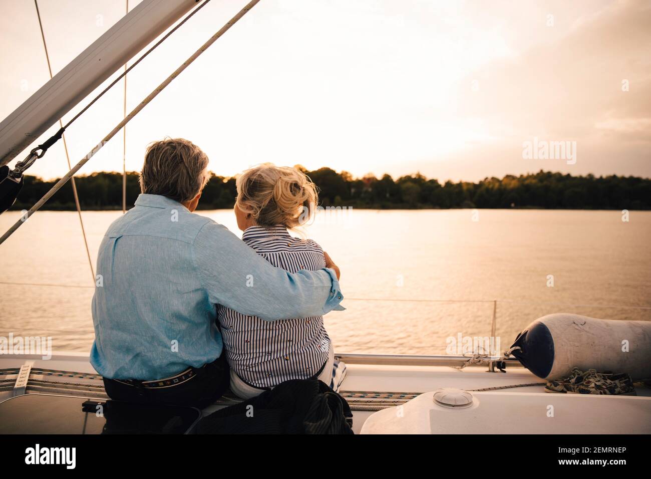 Couple admiring sea view hi-res stock photography and images - Alamy