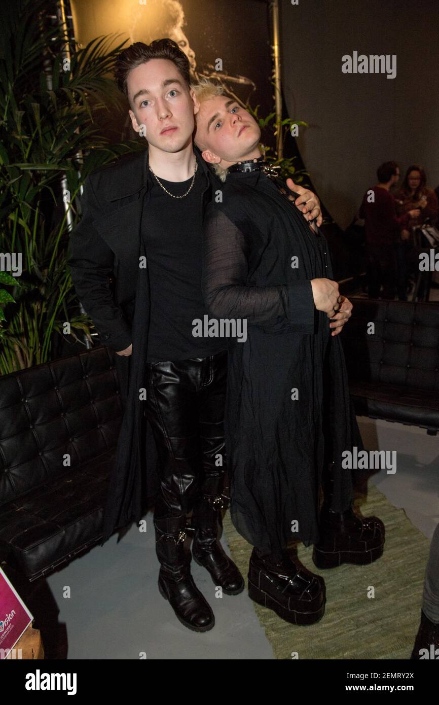 Hatari during the Eurovision in Concert meeting prior to the Eurovision ...