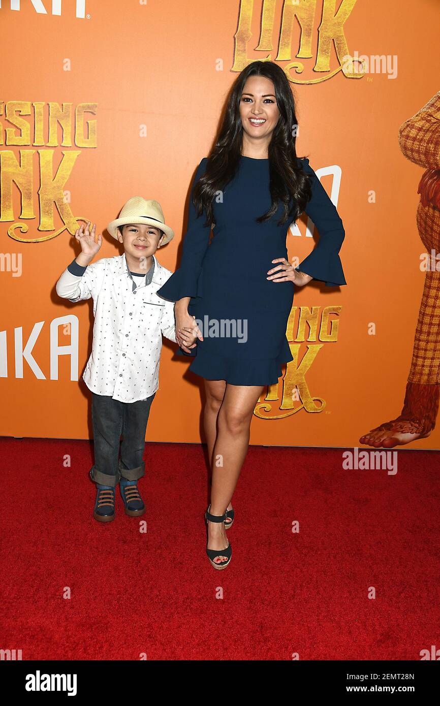 actress Paula Garces and son Antonio Hernandez attends the "Missing