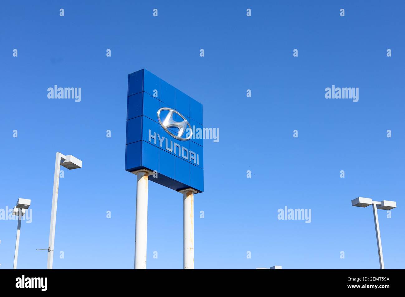 Hyundai motors sign hires stock photography and images Alamy