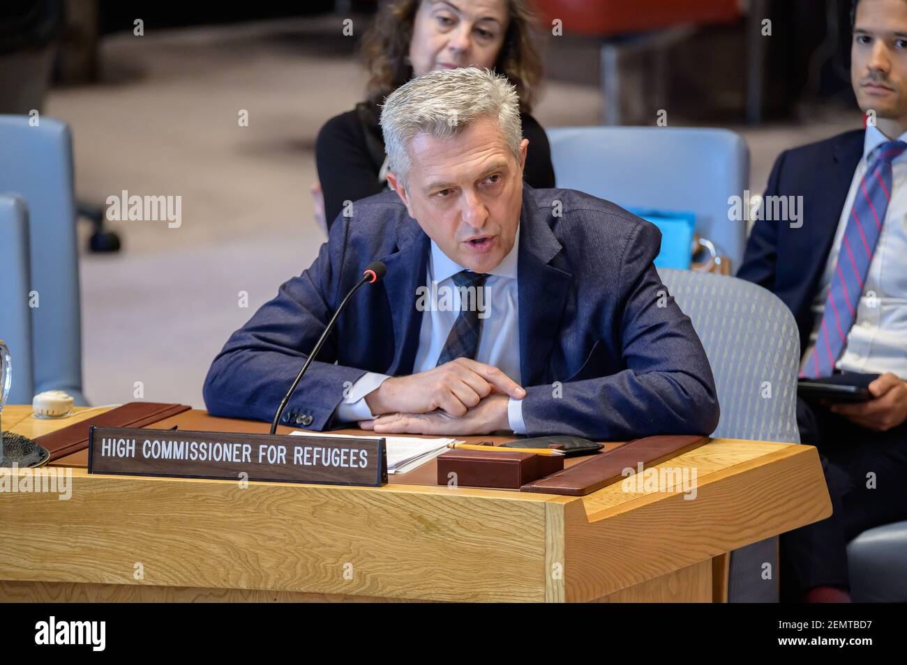 United Nations High Commissioner for Refugees (UNHCR) Filippo Grandi is ...