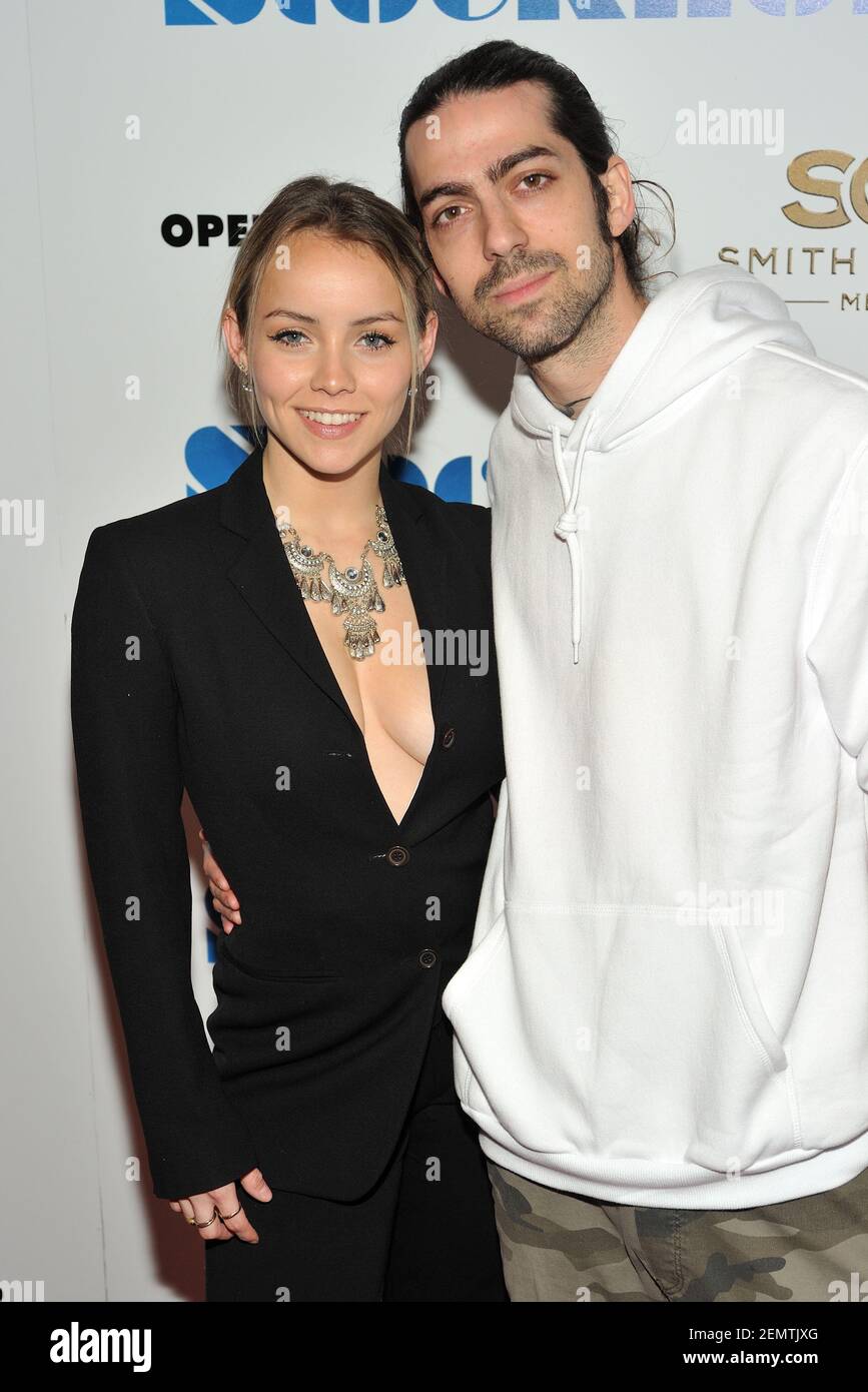 L-R: Nanette Orellana and Ringo Merea attend the NY premiere of Stockholm  at the Celeste Bartos Theater at the Museum of Modern Art in New York, NY  on April 11, 2019. (Photo