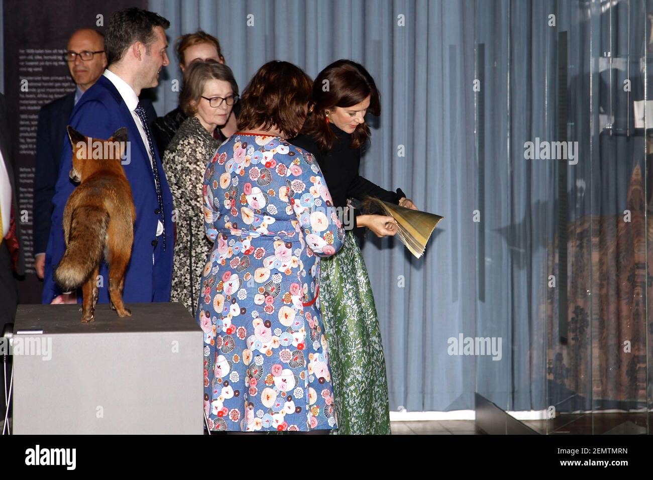 Diskriminere Gade Skifte tøj 12-04-2019 Denmark Princess Mary during the opening of the special  exhibition Fashioned from Nature at the National Museum of Natural History  in Copenhagen. The exhibition Fashioned from Nature focuses on the use