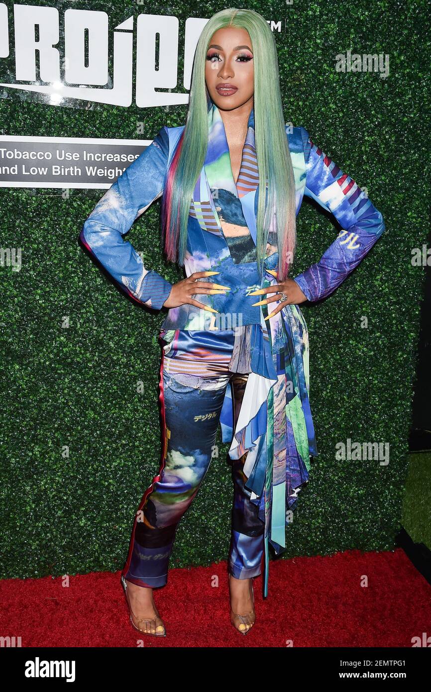 WEST HOLLYWOOD, LOS ANGELES, CALIFORNIA, USA - APRIL 12: Rapper Cardi B ...