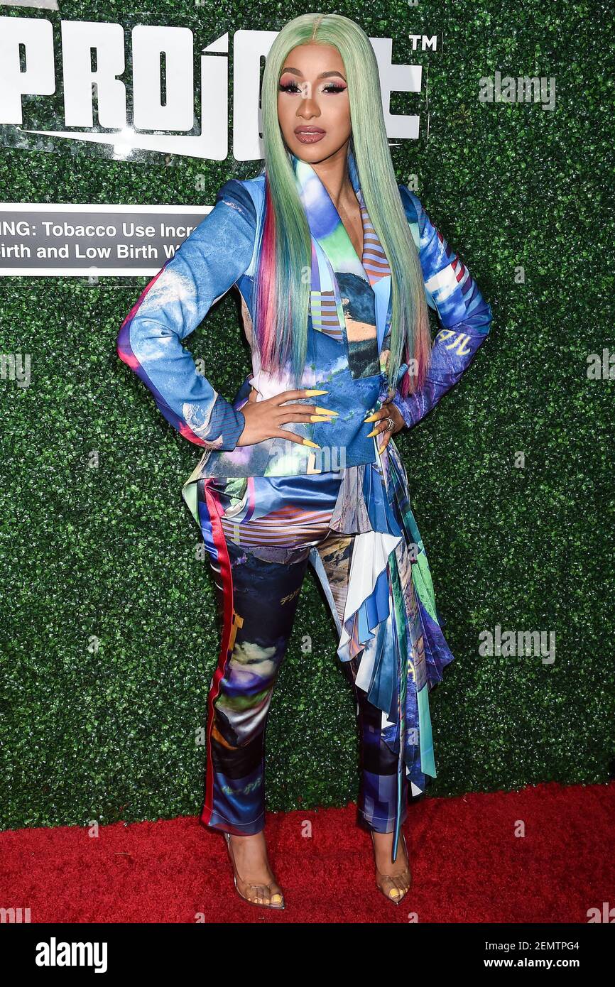 Belcalis Marlenis Almánzar WEST HOLLYWOOD, LOS ANGELES, CALIFORNIA, USA - APRIL 12: Rapper Cardi B