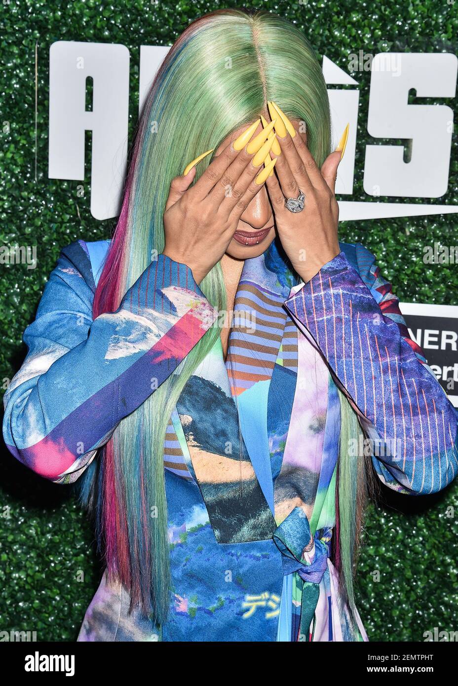 WEST HOLLYWOOD, LOS ANGELES, CALIFORNIA, USA - APRIL 12: Rapper Cardi B ...