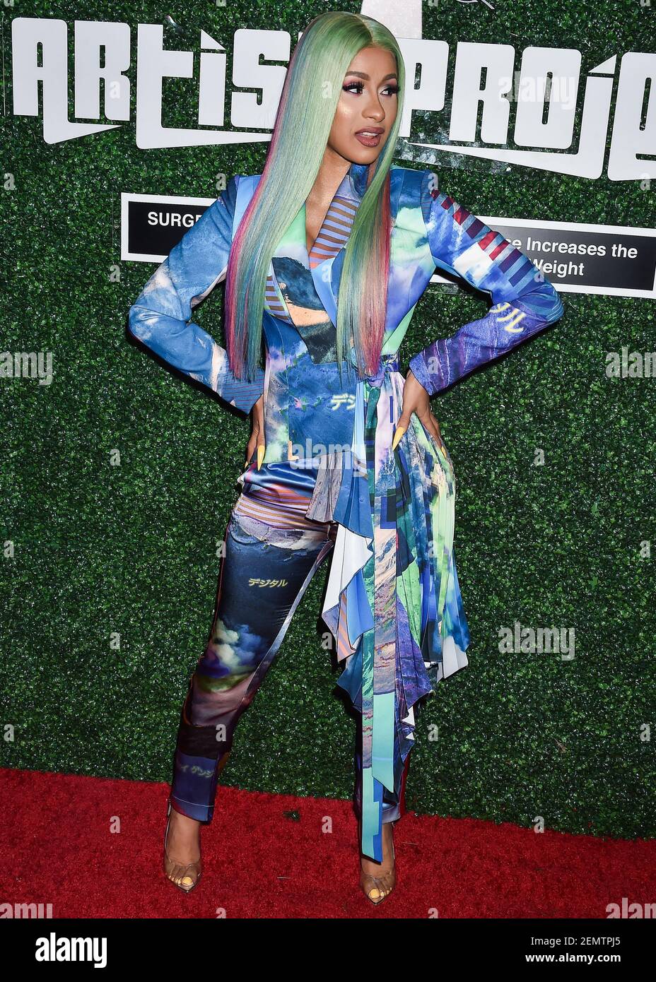 WEST HOLLYWOOD, LOS ANGELES, CALIFORNIA, USA - APRIL 12: Rapper Cardi B ...