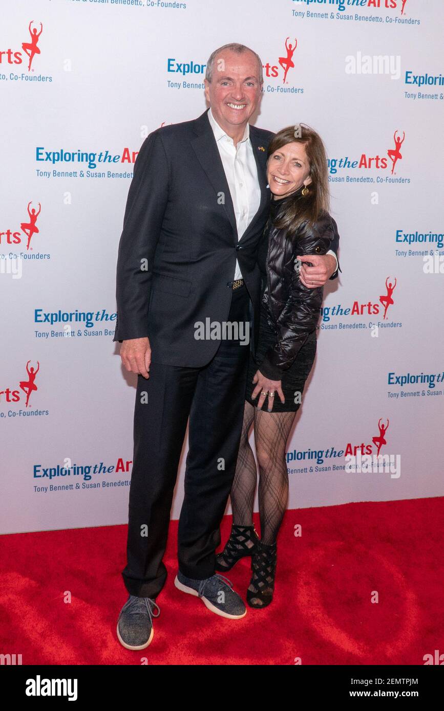 Nj Governer Phil Murphy And Tammy Murphy Attend Tony Bennett And Susan