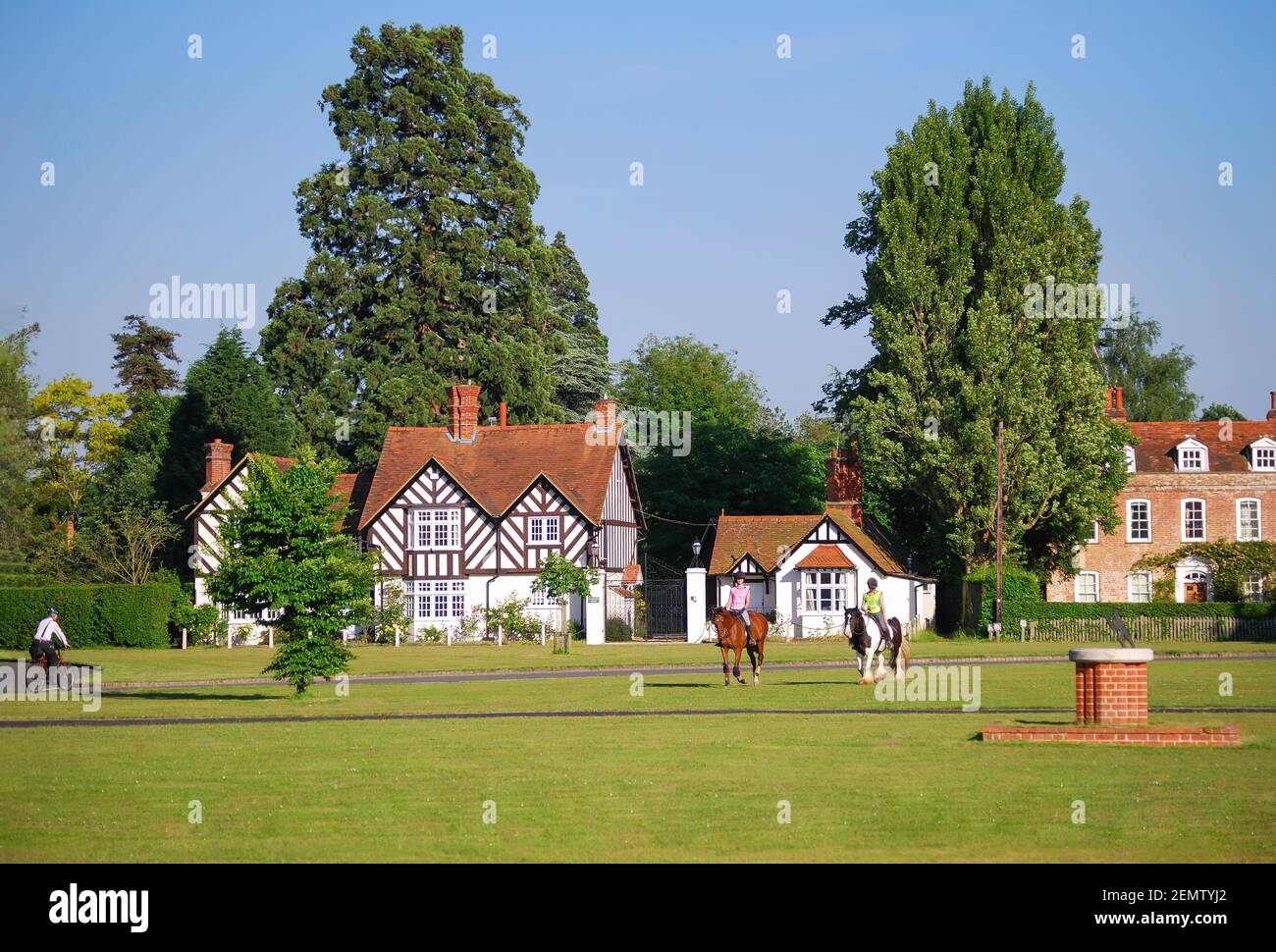 The Green, Holyport, Berkshire, England, United Kingdom Stock Photo