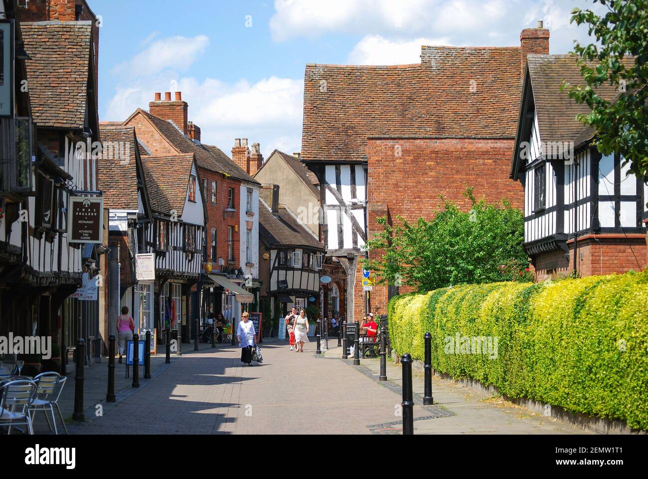 Historic Friar Street, Worcester, Worcestershire, England, United Kingdom Stock Photo