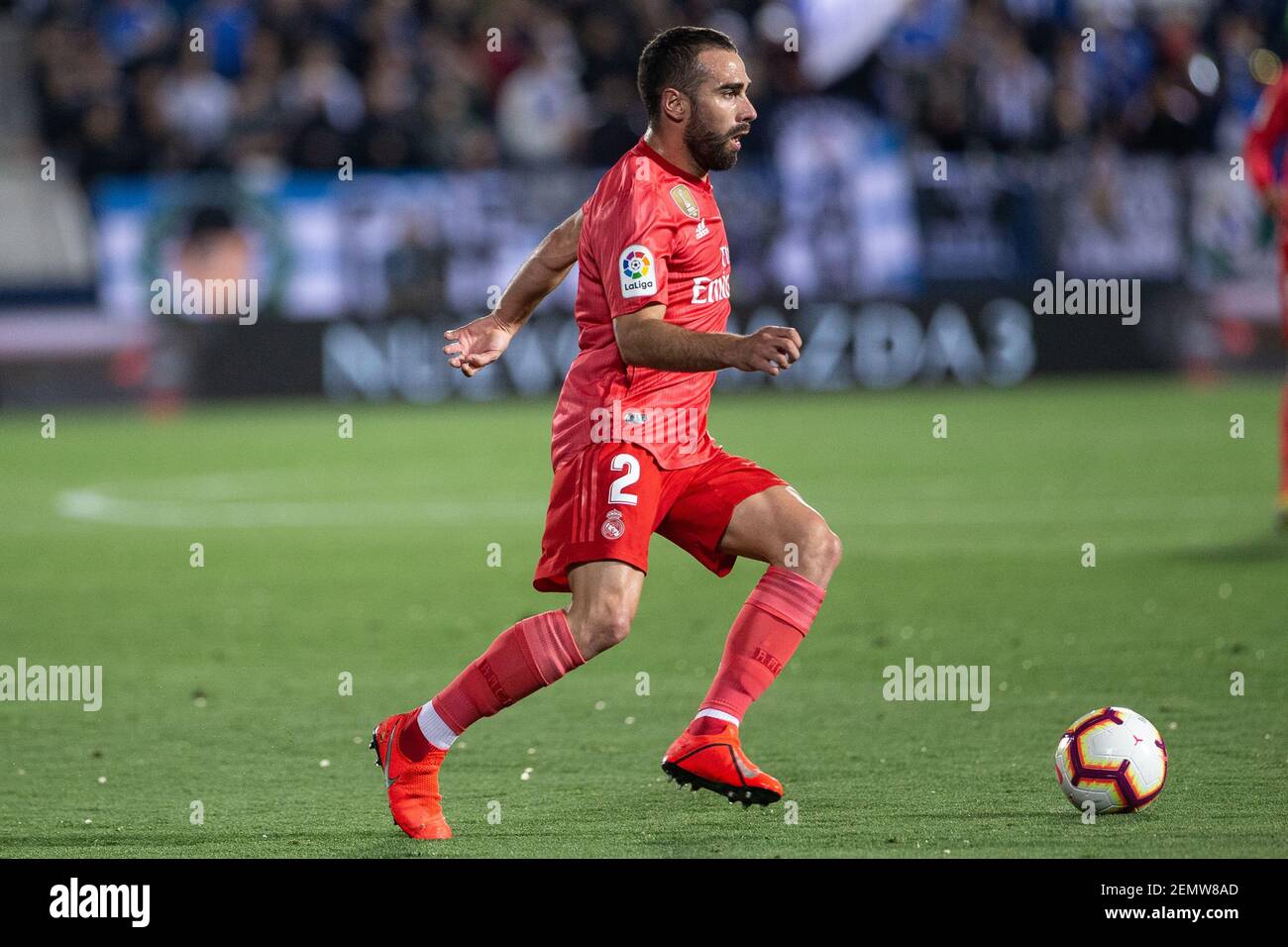 Daniel Carvajal of Real Madrid during the match between CD Leganes vs