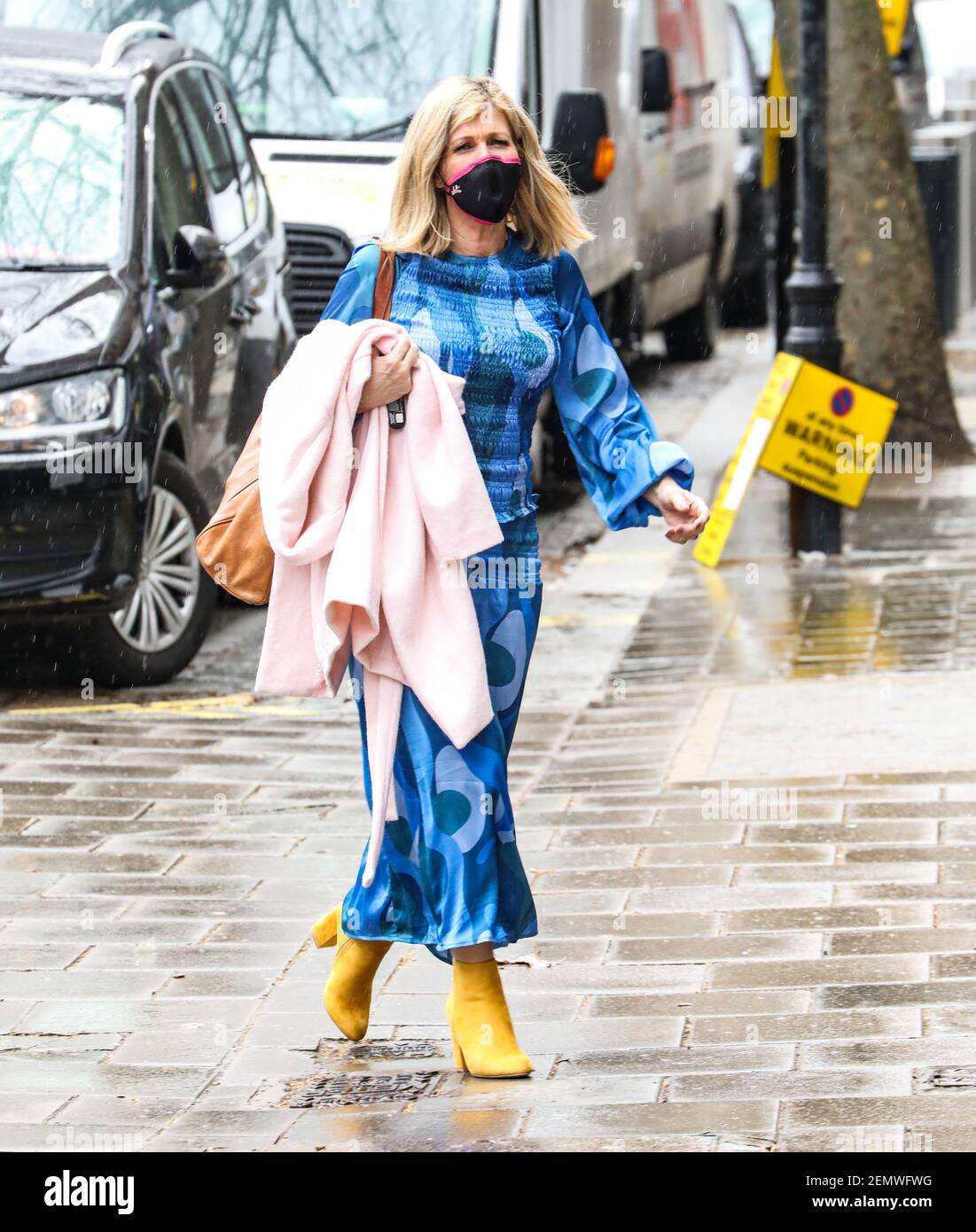Kate Garraway seen arriving at the Global Radio Studios in London Stock