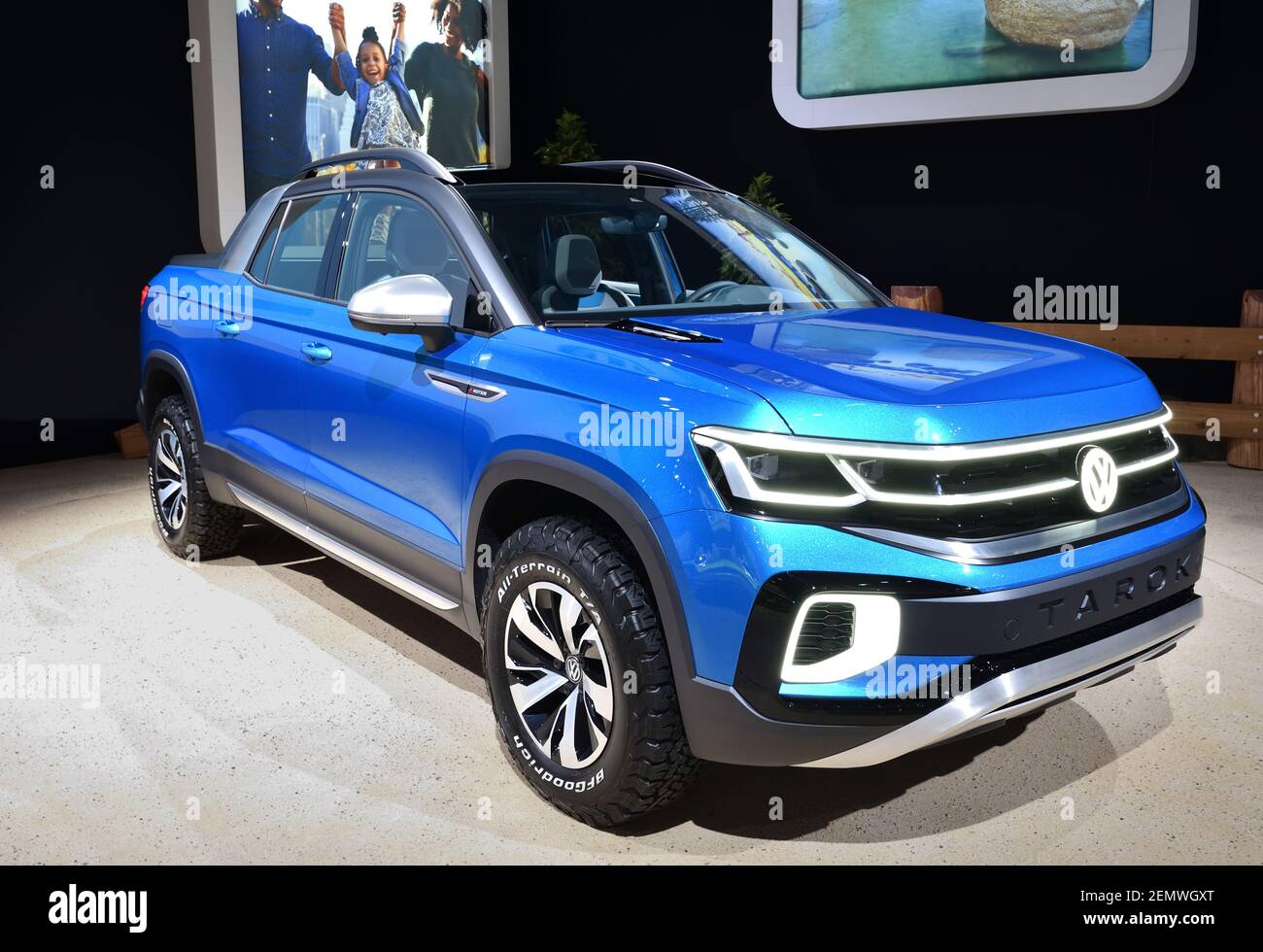 VW Tarek on display at the 2019 New York International Auto Show at the  Javits Center in New York, NY on April 18, 2019. (Photo by Stephen  Smith/SIPA USA Stock Photo - Alamy