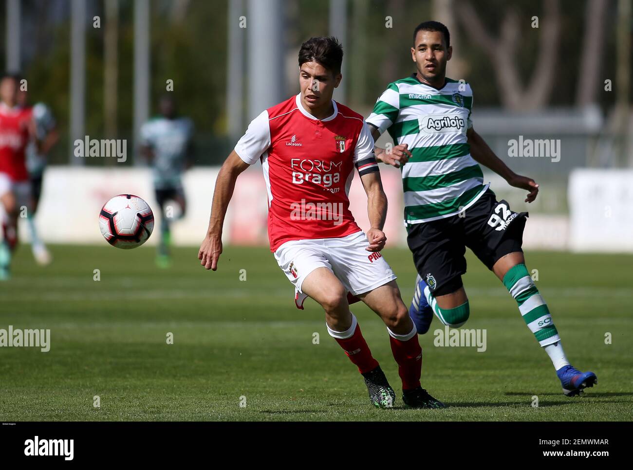 Esposende, 04/20/2019 - Sporting Clube de Braga faced Sporting Clube de  Portugal this afternoon, in the 8th round of the second stage of the Liga  Revelação sub-23, Champion'swdown. The The game was