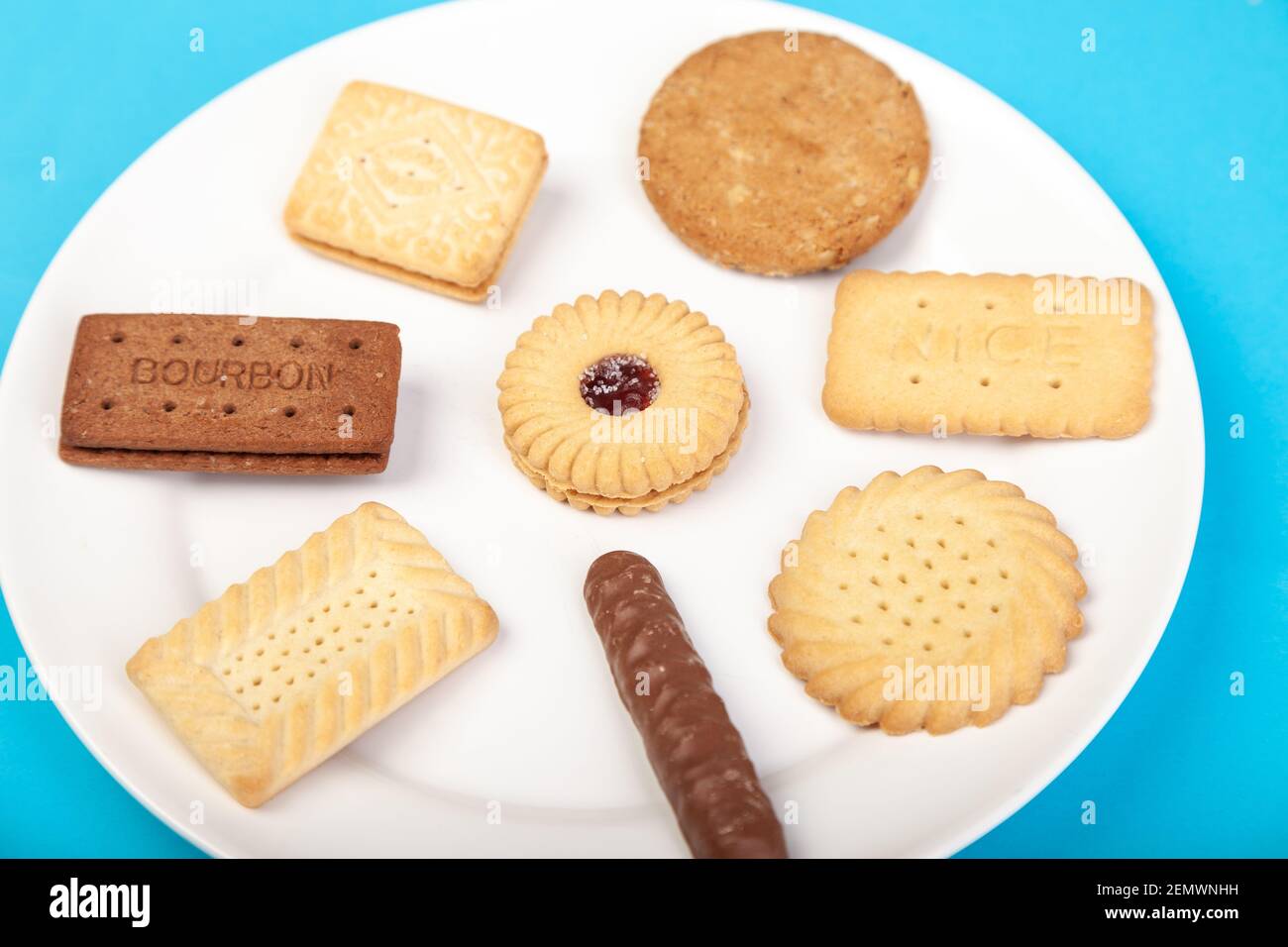 Biscuits plate selection hires stock photography and images Alamy