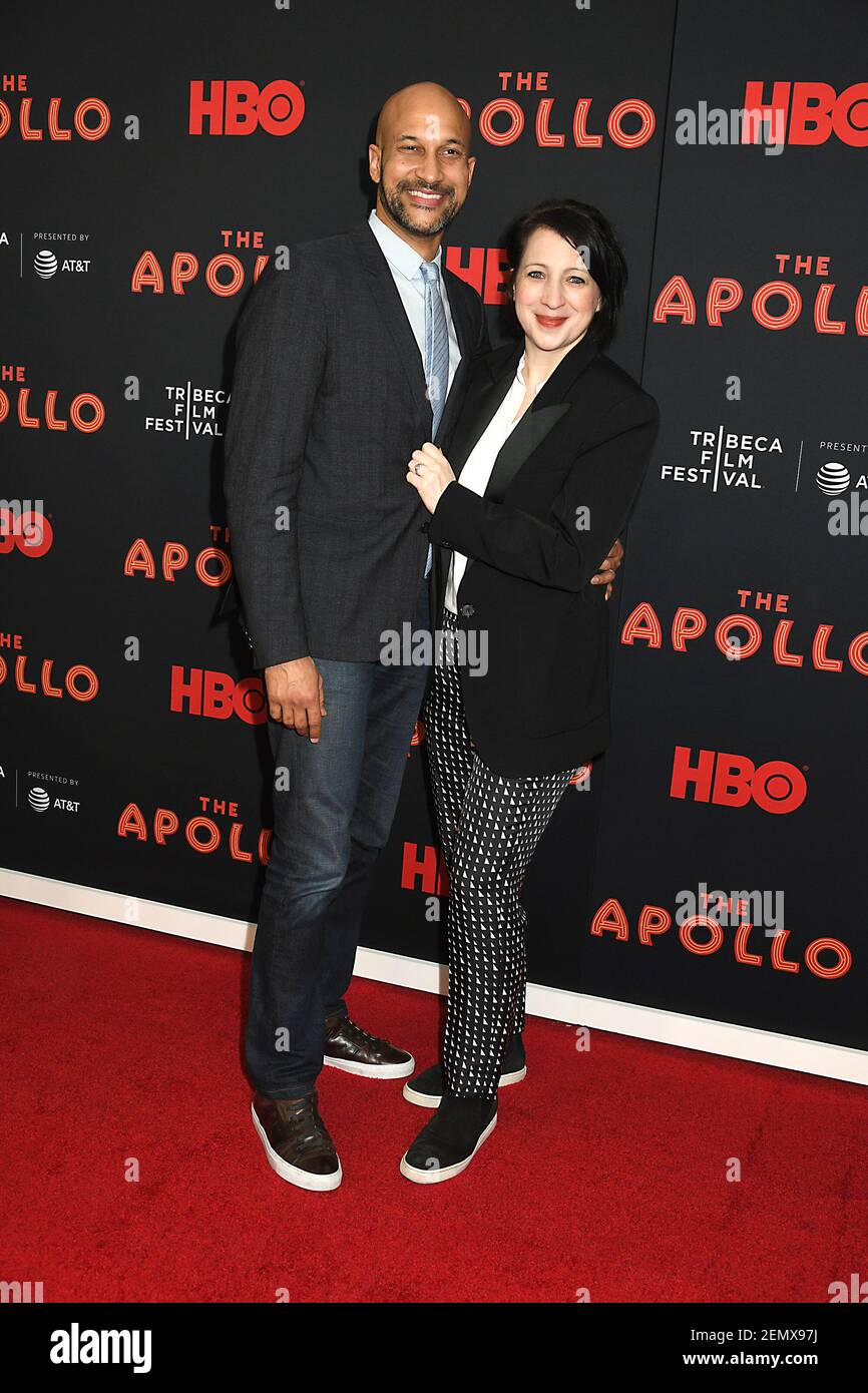 Keegan-Michael Key and wife Elise Pugliese attend the World Premiere of ...