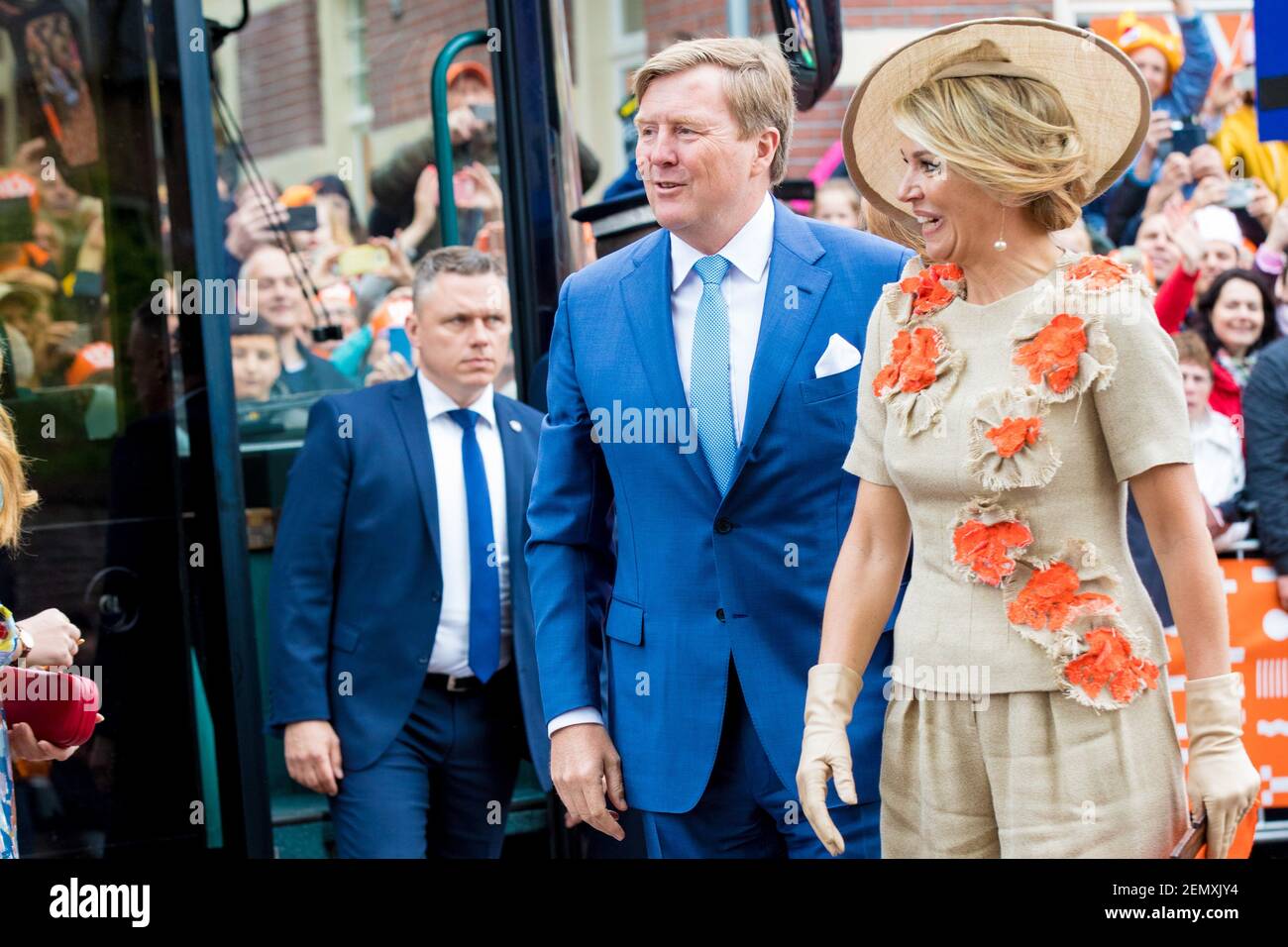 King Willem-Alexander and Queen Maxima celebrating King Willem ...