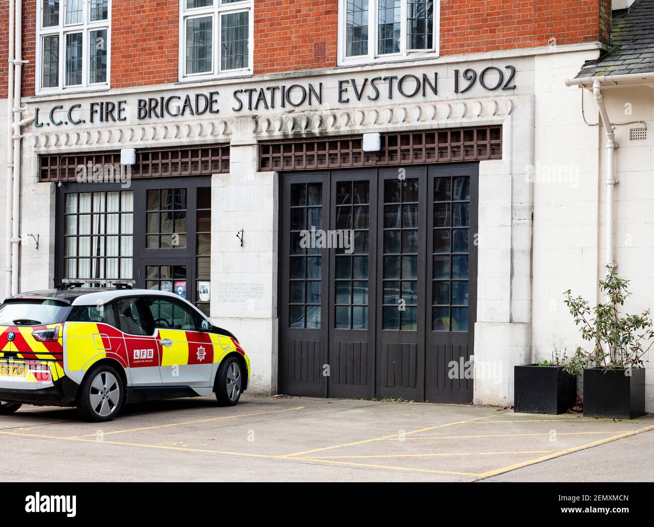 LCC (London County Council) Fire Brigade Station, Euston Road 