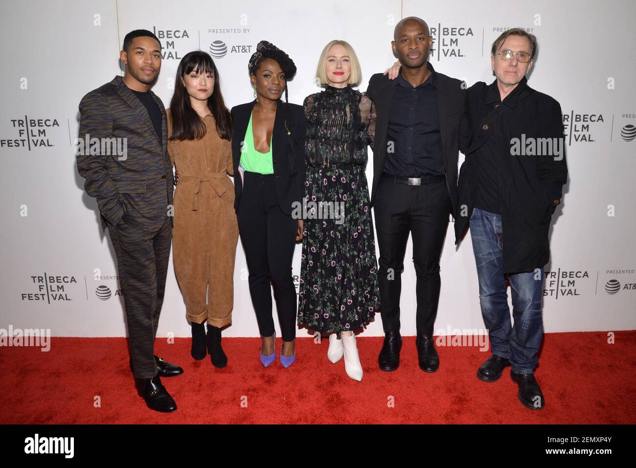 (L-R) Kelvin Harrison Jr., Andrea Bang, Marsha Stephanie, Naomi Watts