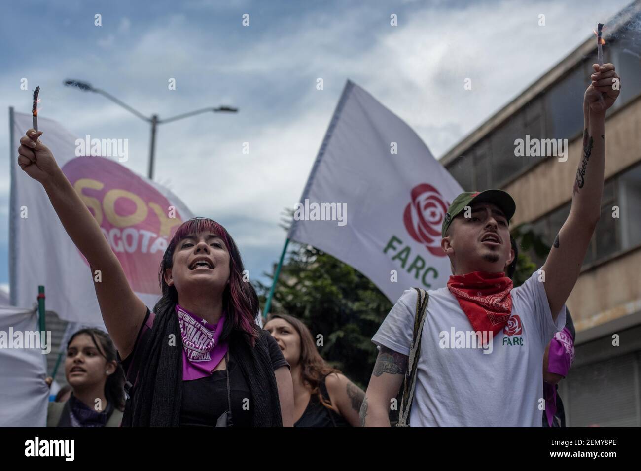 Ffar Movement The Common Alternative Revolutionary Force - FARC seen during the May ...