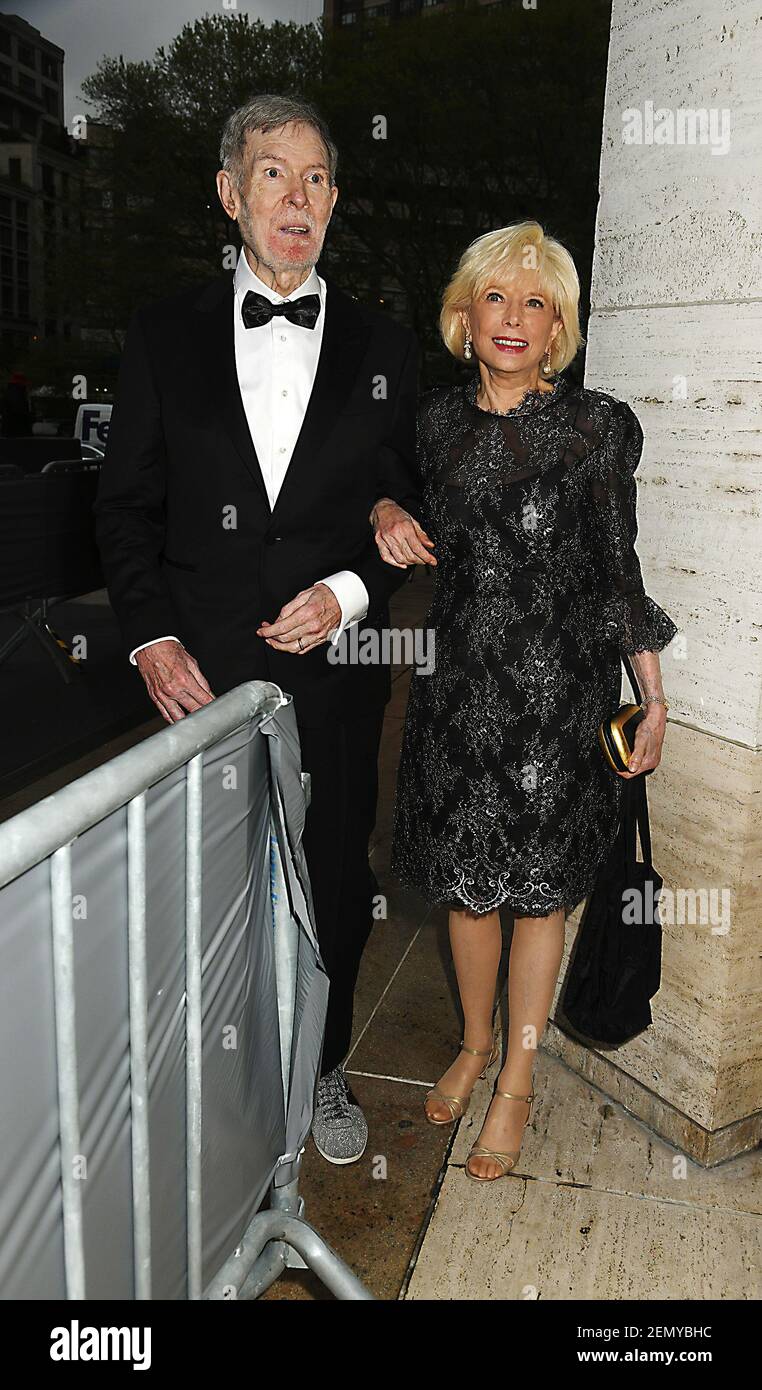 Lesley Stahl and husband Aaron Latham attends the New York City Ballet
