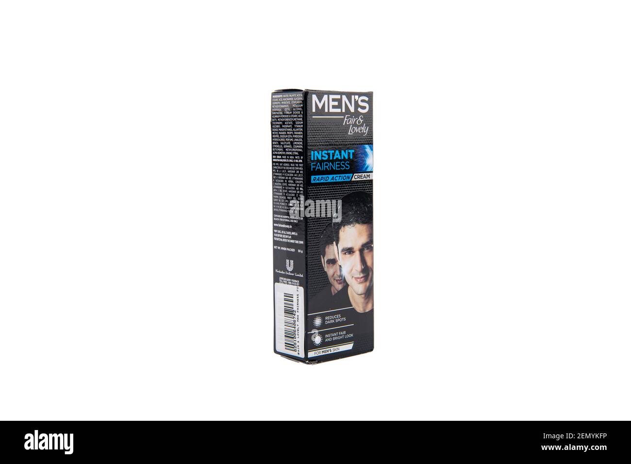 Men's Fair n Lovely on isolated background Stock Photo