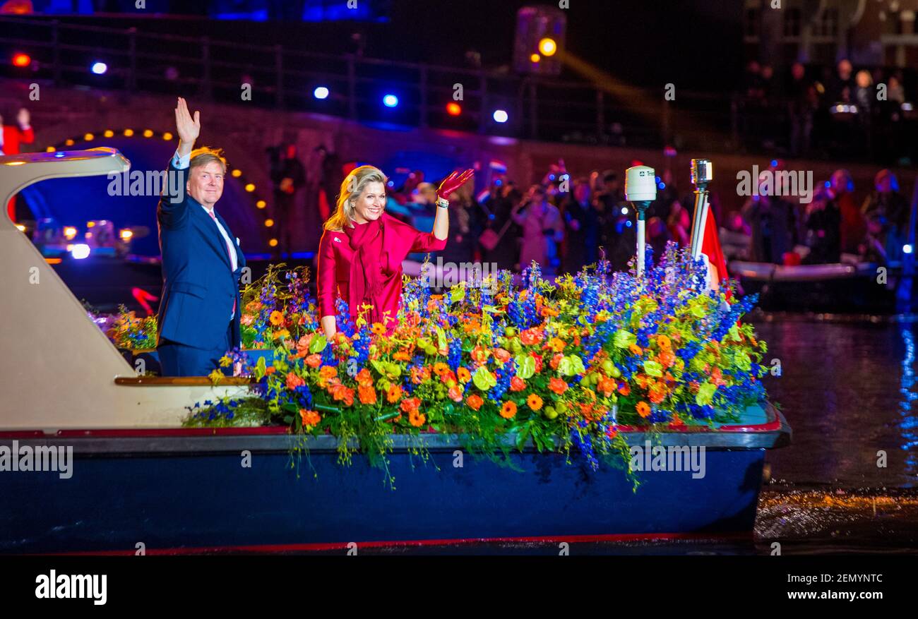 King Willem-Alexander and Queen Maxima during the Liberation concert at ...