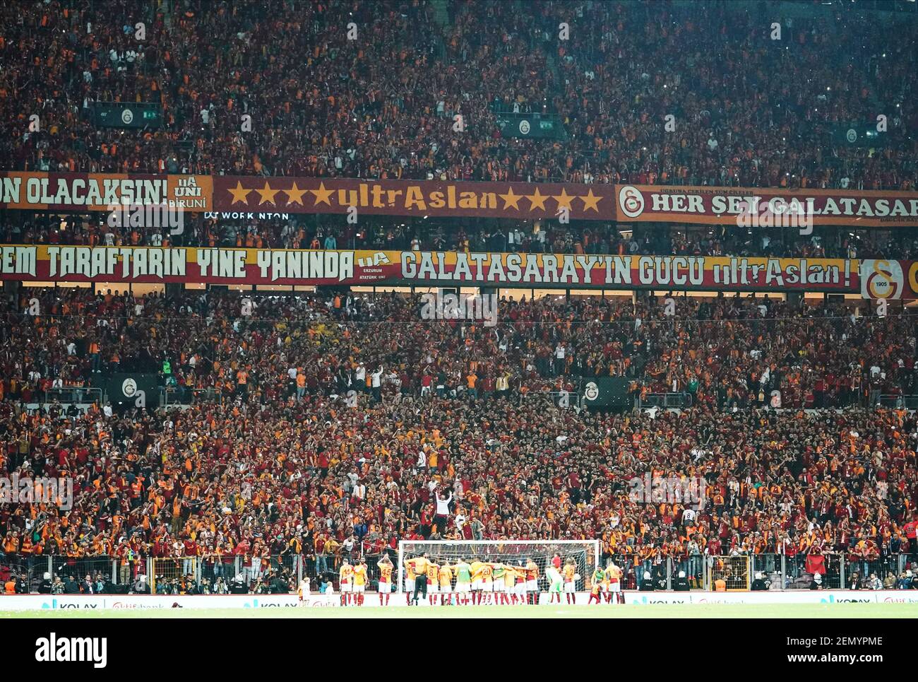 May 5, 2019: !Fenerbach fans saluting their team! during the Turkish