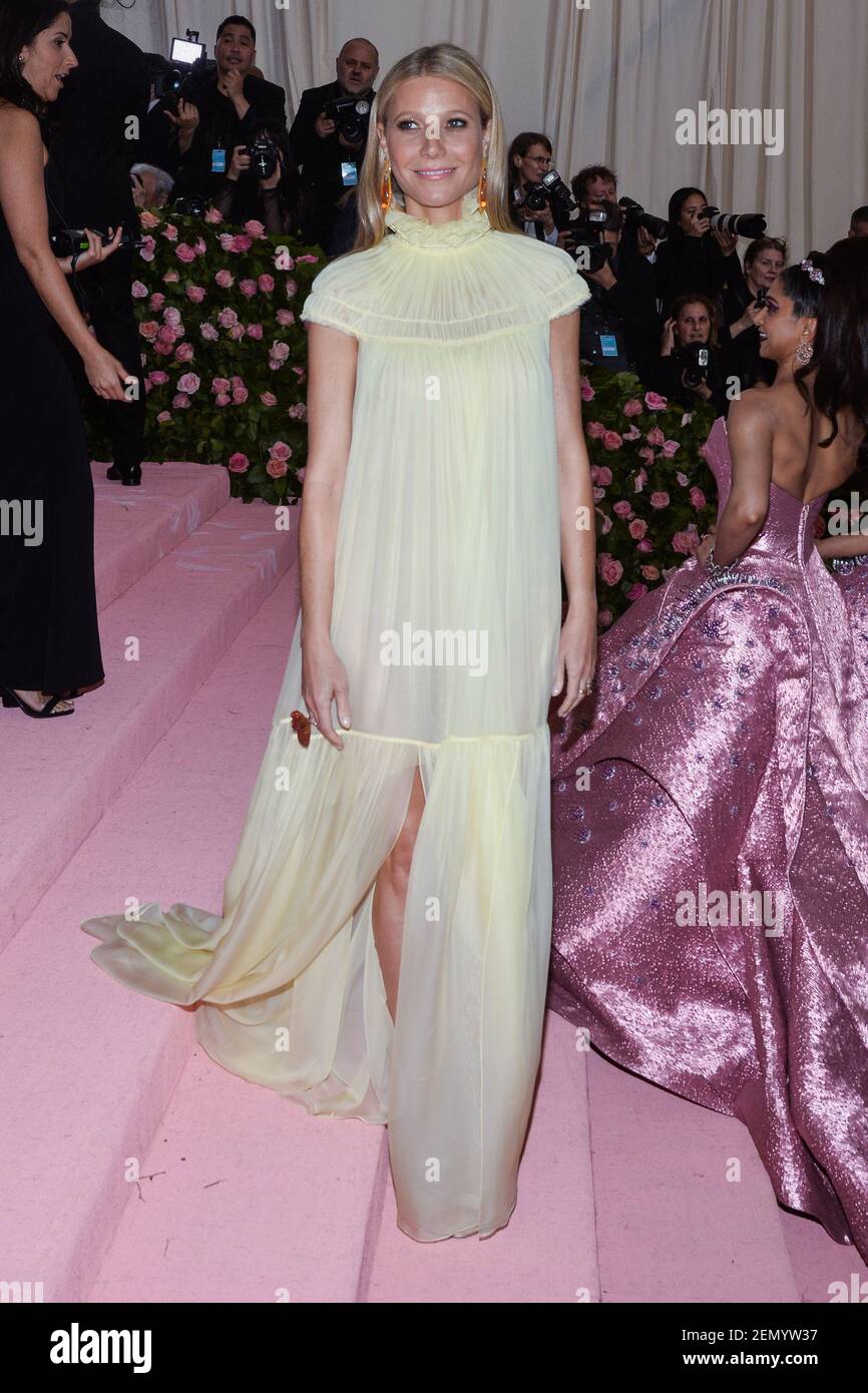 Gwyneth Paltrow walking on the red carpet at The Metropolitan Museum of