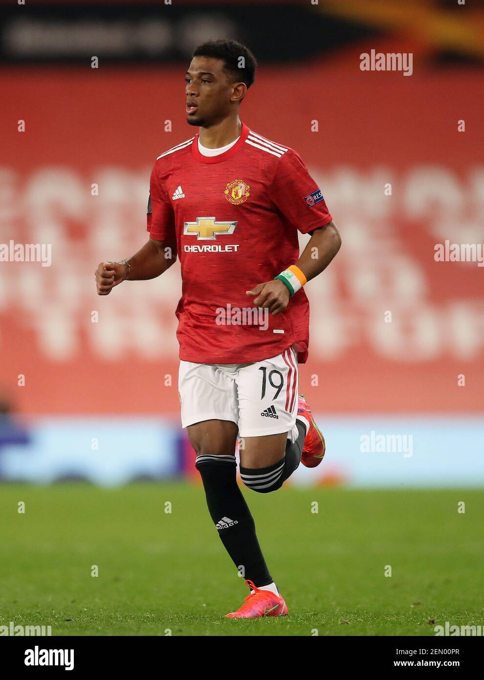 Manchester United's Amad Diallo during the UEFA Europa ...