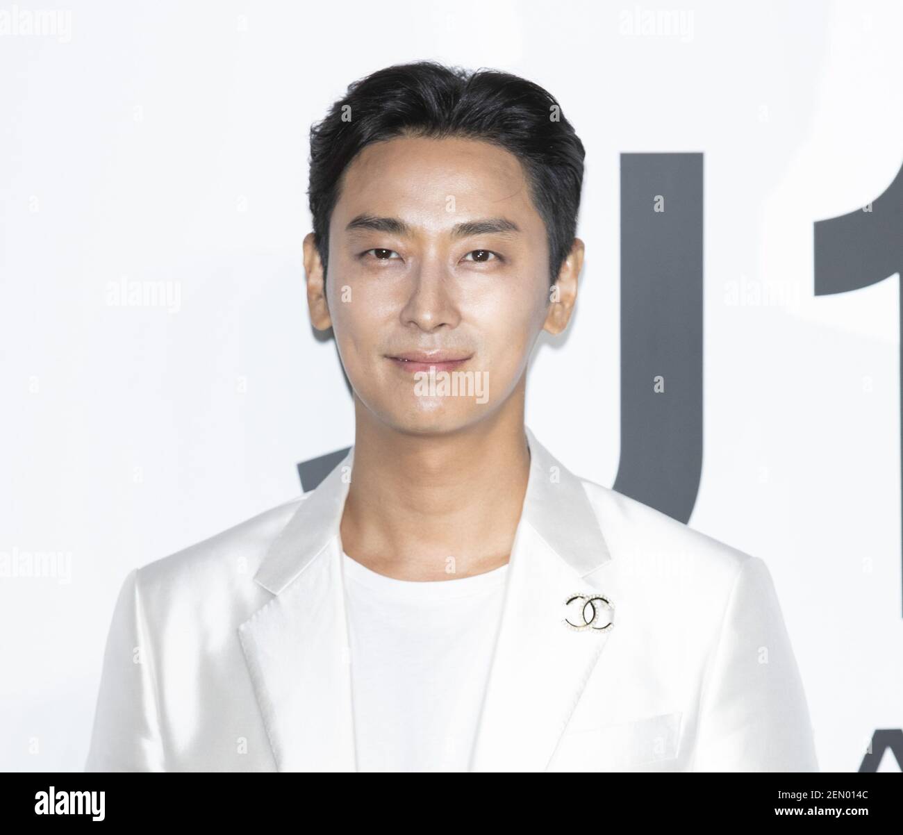 South Korean actor Ju Jihoon, attends a photocall for the Fashion