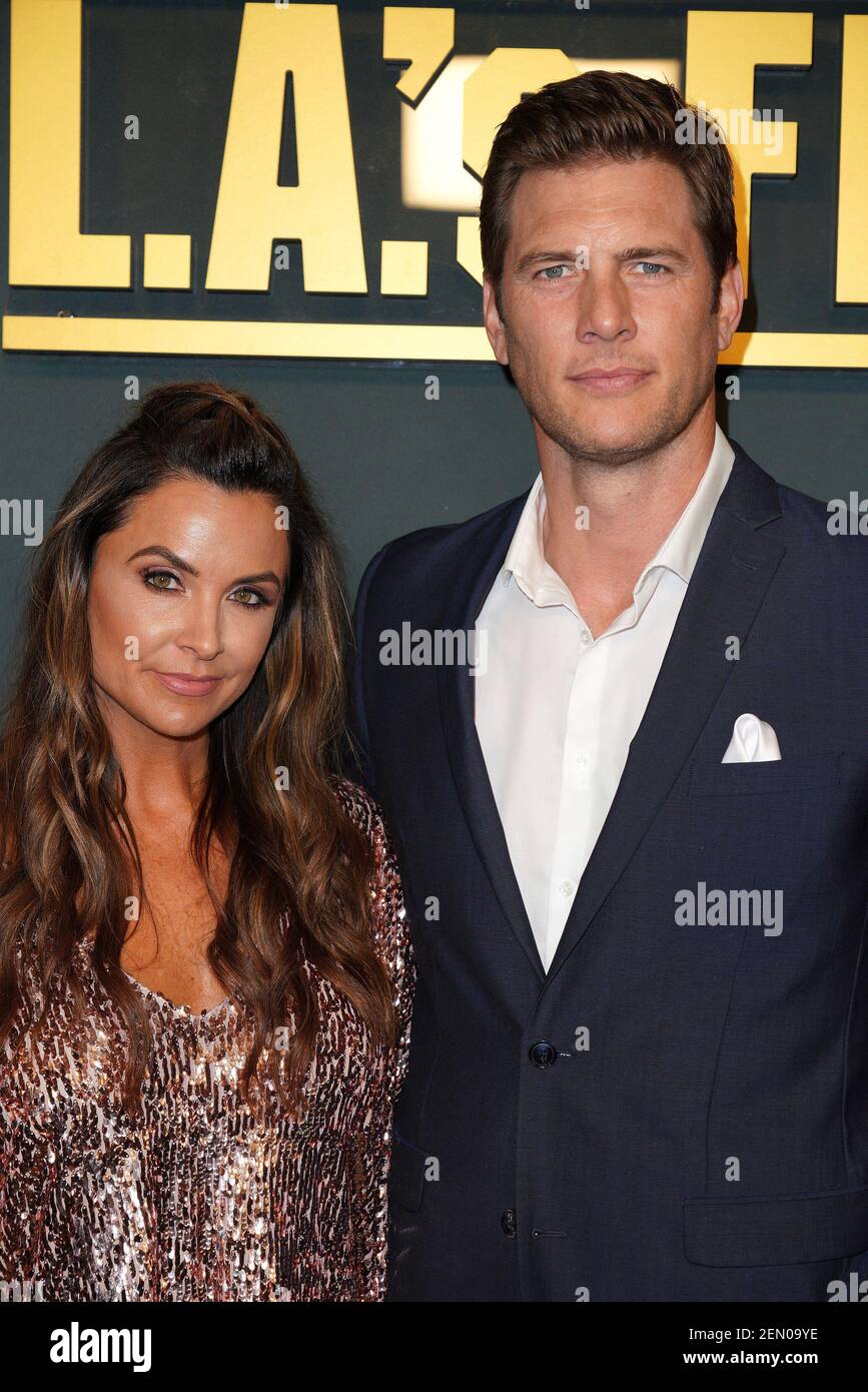Ryan McPartlin and his wife actress Danielle Kirlin at Spectrum Originals  And Sony Pictures Television Premiere 'L.A.'s Finest' held at Sunset Tower  on May 10, 2019 in West Hollywood, CA, USA (Photo