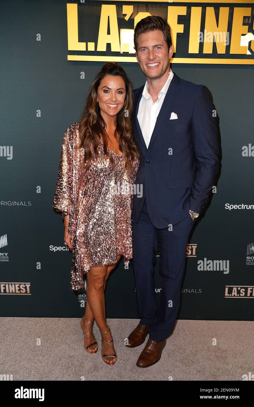 Ryan McPartlin and his wife actress Danielle Kirlin at Spectrum Originals  And Sony Pictures Television Premiere 'L.A.'s Finest' held at Sunset Tower  on May 10, 2019 in West Hollywood, CA, USA (Photo