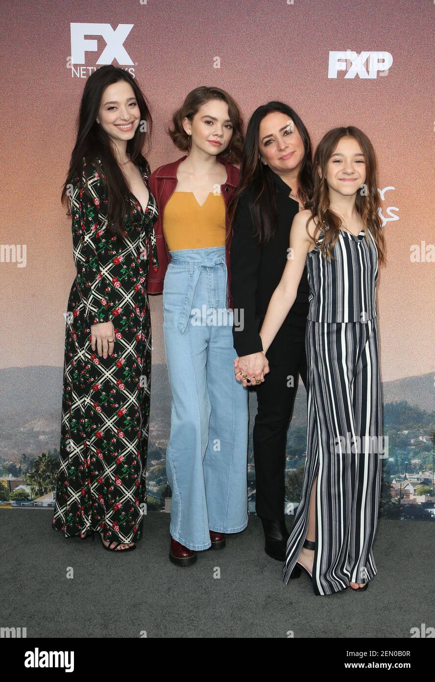 Mikey Madison, Hannah Alligood, Pamela Adlon, Olivia Edward. FYC Red