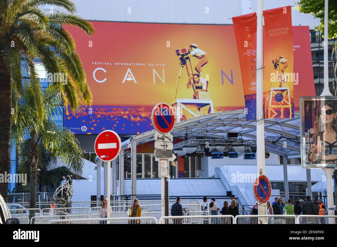 Poster Preparations Of The 72nd Annual Cannes Film Festival, Palais Des 