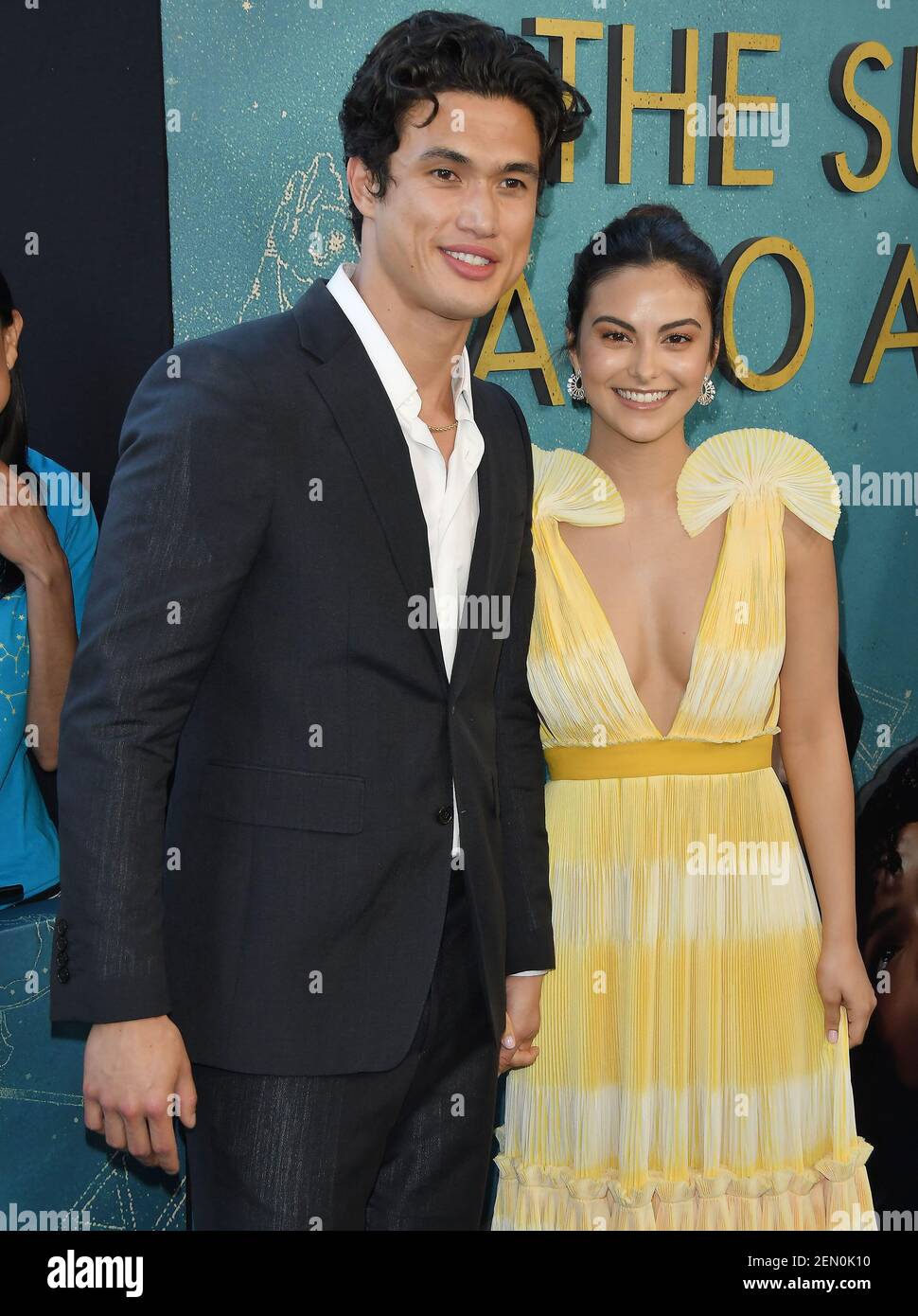L R Charles Melton And Camila Mendes At The Sun Is Also A Star Los l-r-charles-melton-and-camila-mendes-at-the-sun-is-also-a-star-los
