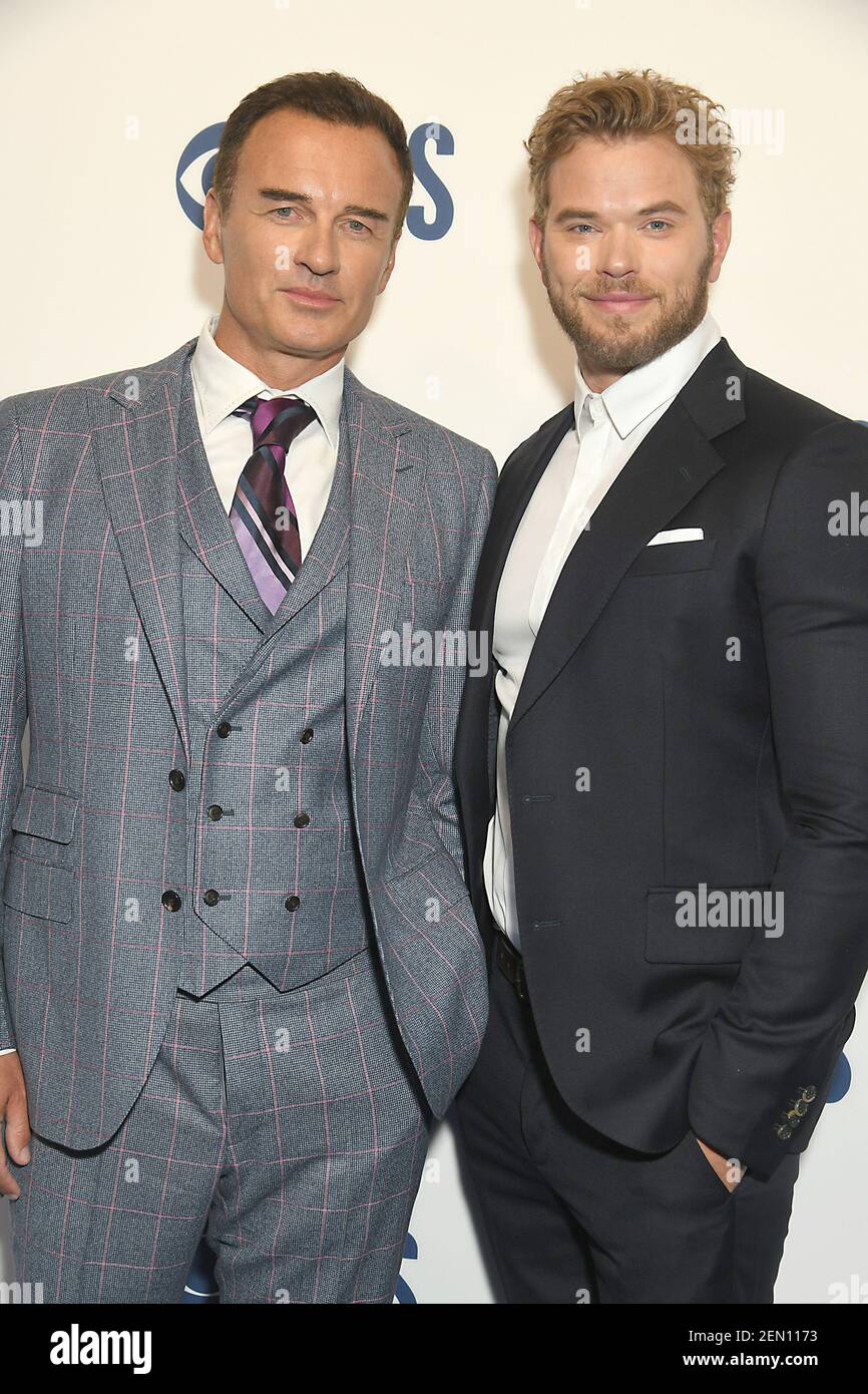 Julian McMahon and Kellan Lutz of "FBI Most Wanted" attends the CBS