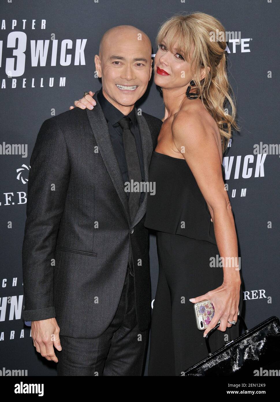 (LR) Mark Dacascos and Wife Julie Condra at Lionsgate's "John Wick