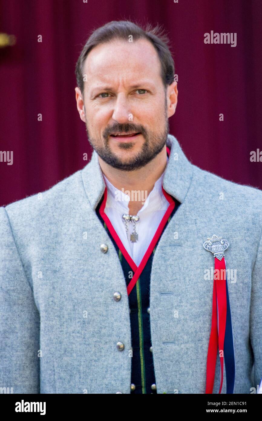Crown Prince Haakon during the celebrations of the national day at the