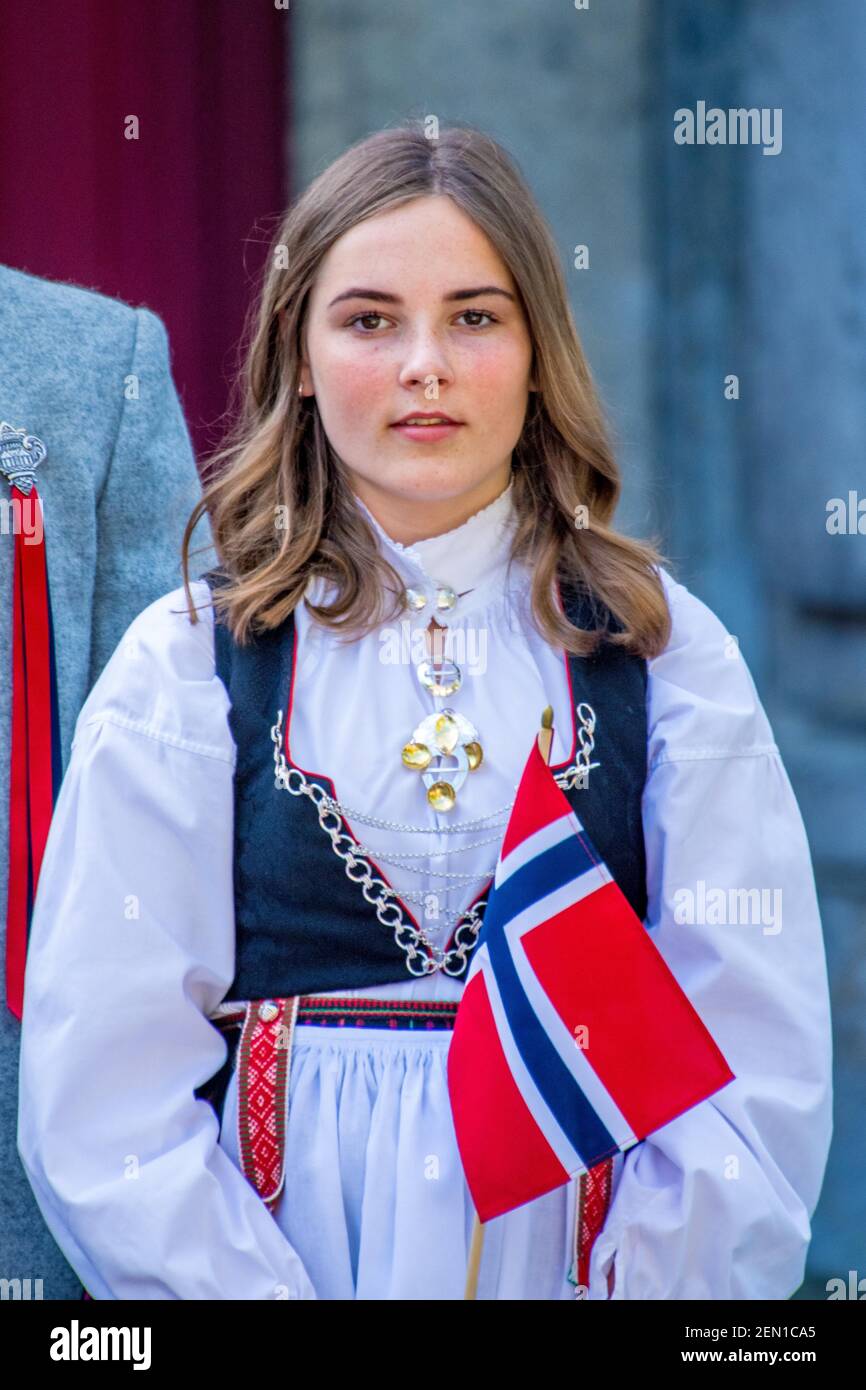 Princess Ingrid Alexandra during the celebrations of the national day