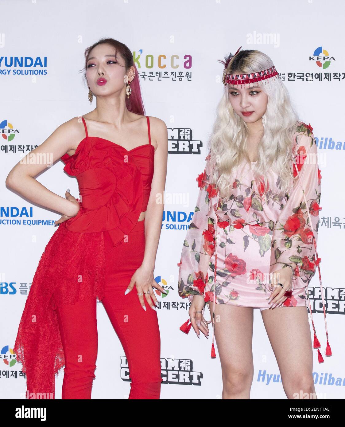 18 May 2019 Seoul, South Korea South Korean KPop mixedgender